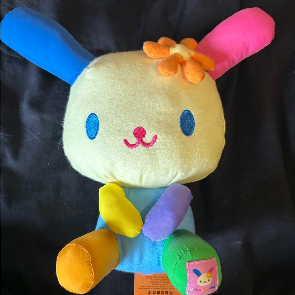 Sanrio Usahana NWT plush doll medium size